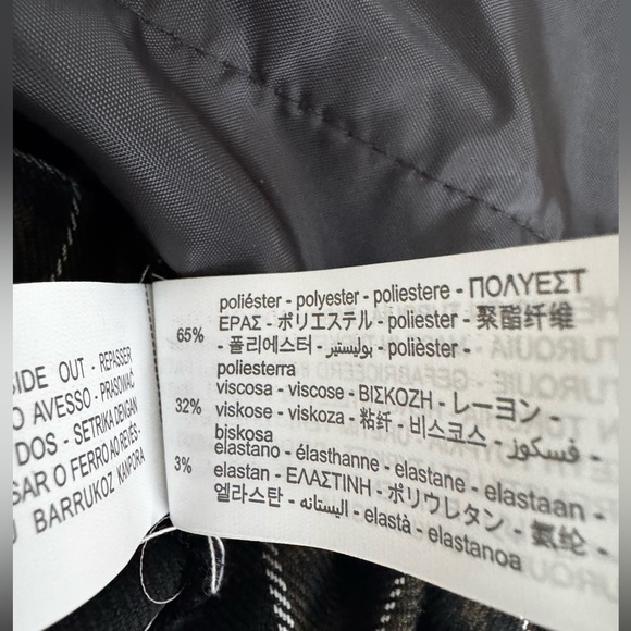 🖤 ZARA Plaid Mini Dress | Size M | New With Tags - Picture 5 of 8